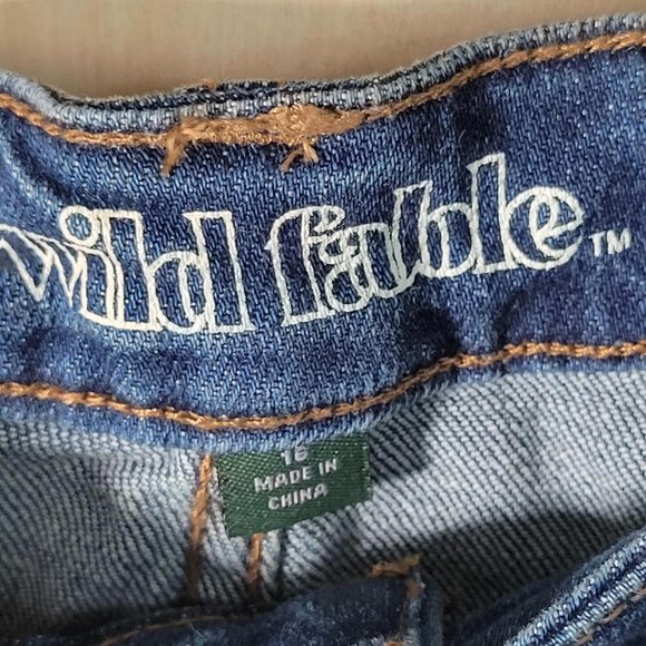 Wild Fable Blue Denim Sparkle Jeans Women Size 16 - Picture 5 of 10